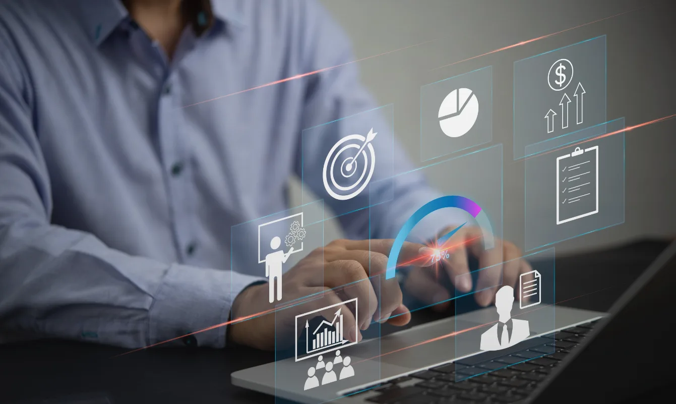 ePRO Integration with EDC: Business professional using laptop