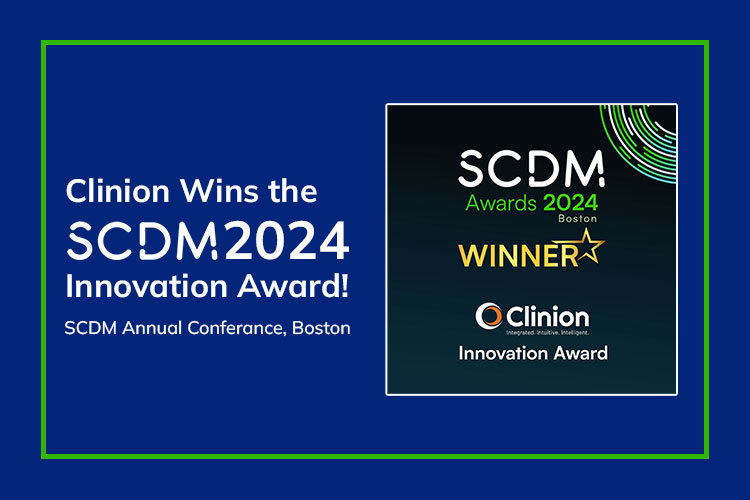 Clinion SCDM Award winner 2024