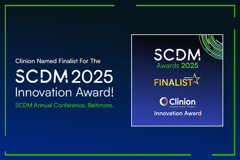 Clinion Named Finalist at the SCDM 2025 Innovation Awards